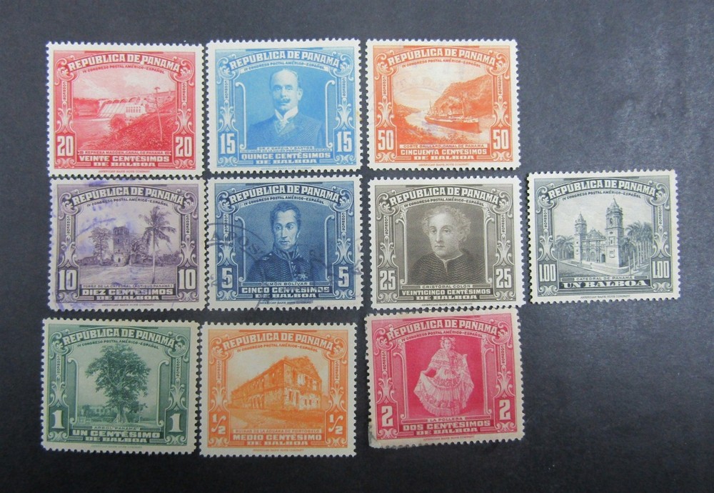 nystamps US Canal Zone Panama Stamp # 278//287 Mint / Used €90         Y22x3592