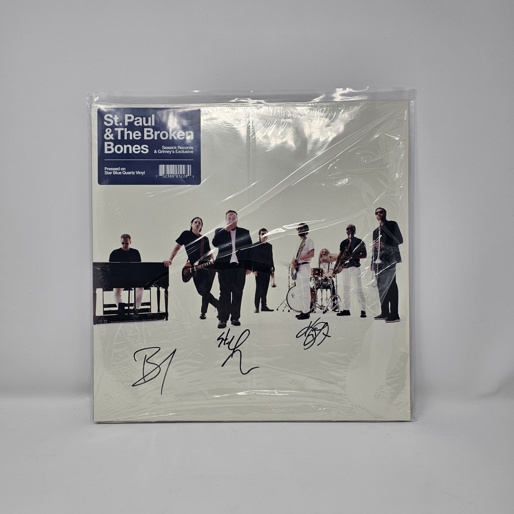 St. Paul & The Broken Bones ✍️ Autographed Star Blue Colored Vinyl 🚀 Ships NOW!