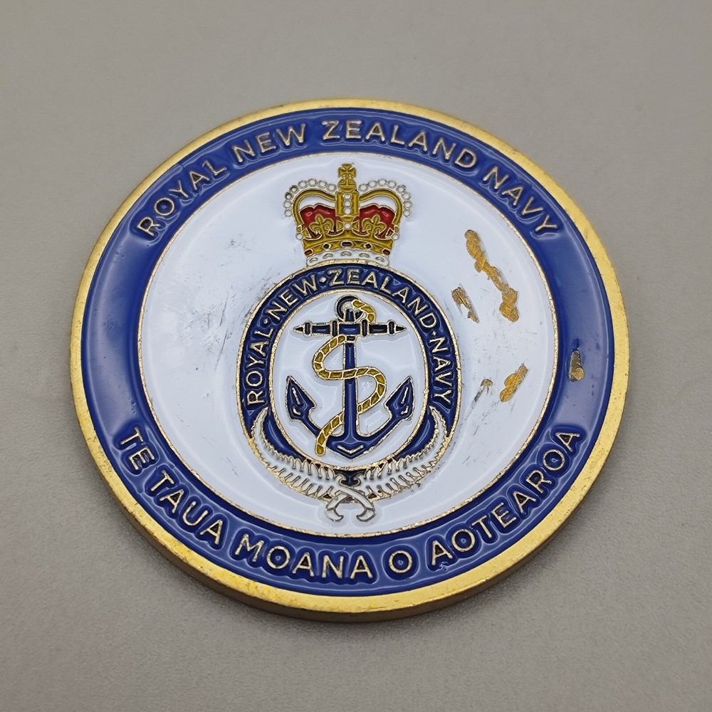 Royal New Zealand Navy Commemorative Challenge Coin