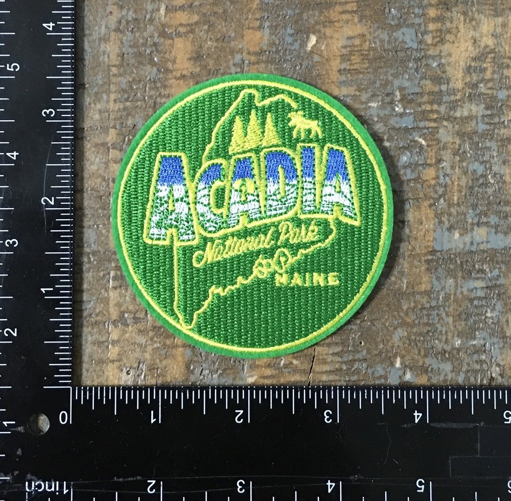 Acadia National Park Maine Souvenir Iron-On Patch-image