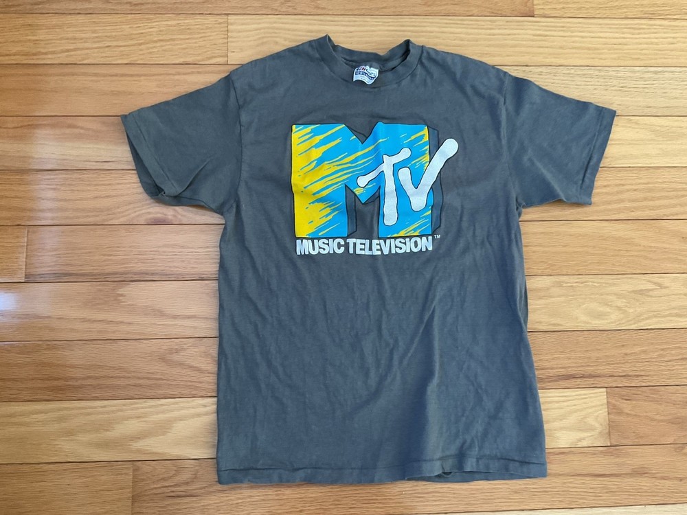 Vintage MTV Tee Shirt From 1980s.  Mens’s Size Read Measurements. Prob Medium.