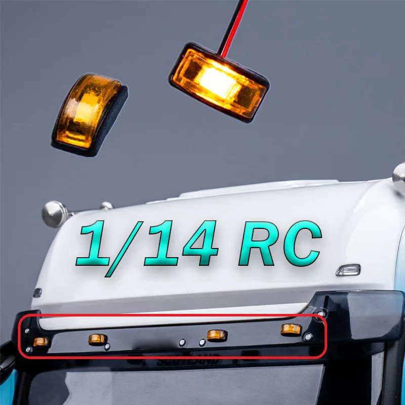 LED 3V Contour Lamp for 1/14 Tamiya RC Truck SCANIA 770S R620 VOLVO BENZ Car