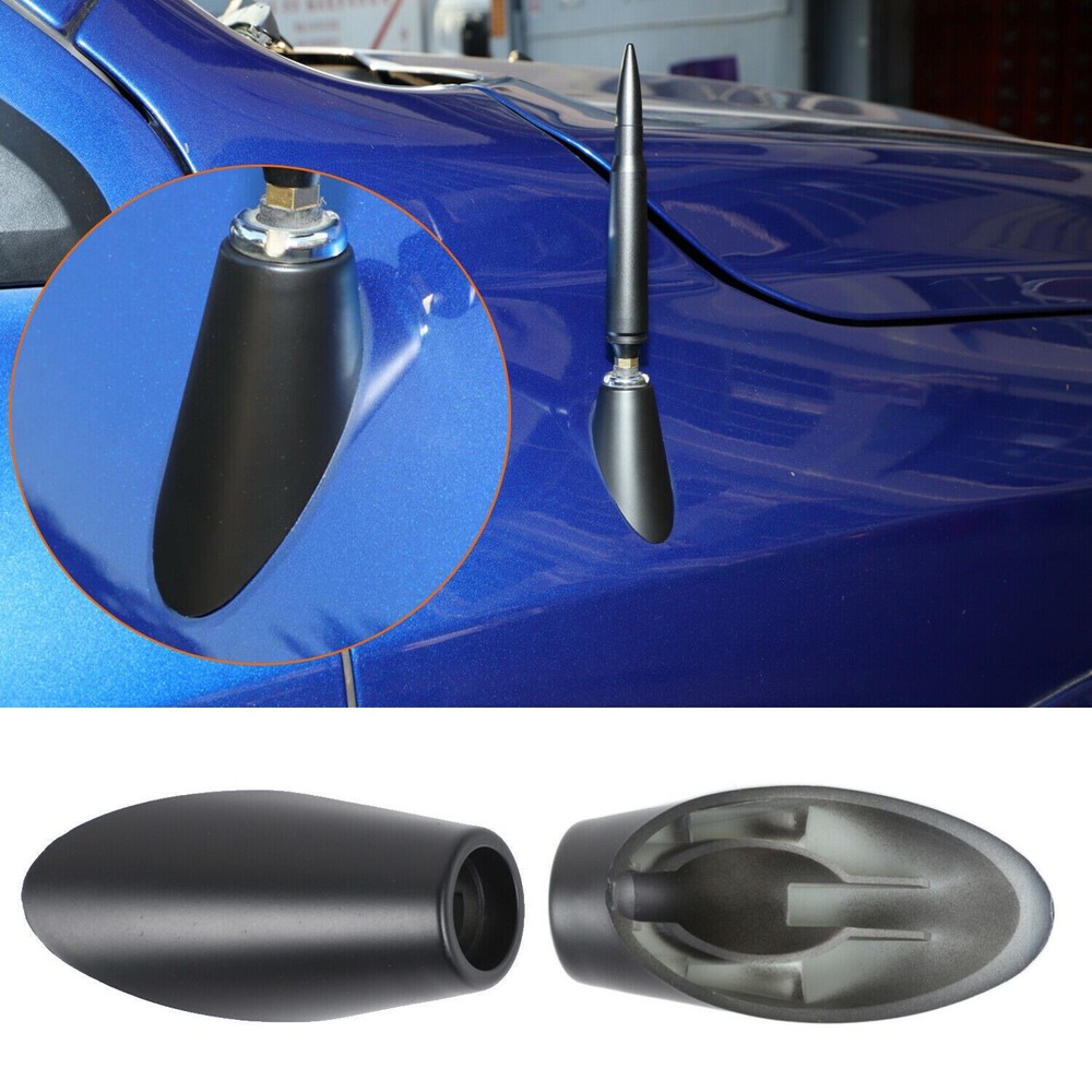 Antenna Base Cover Adapter For Dodge/Ram 2009-2010 1500, 2010 2500/3500 Black