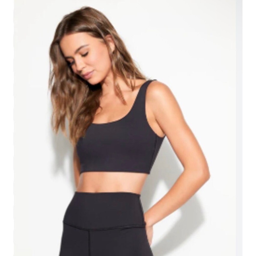 NWT Spiritual Gangster Frankie Longline Bra Black Nirvana Tech Sports Bra Small