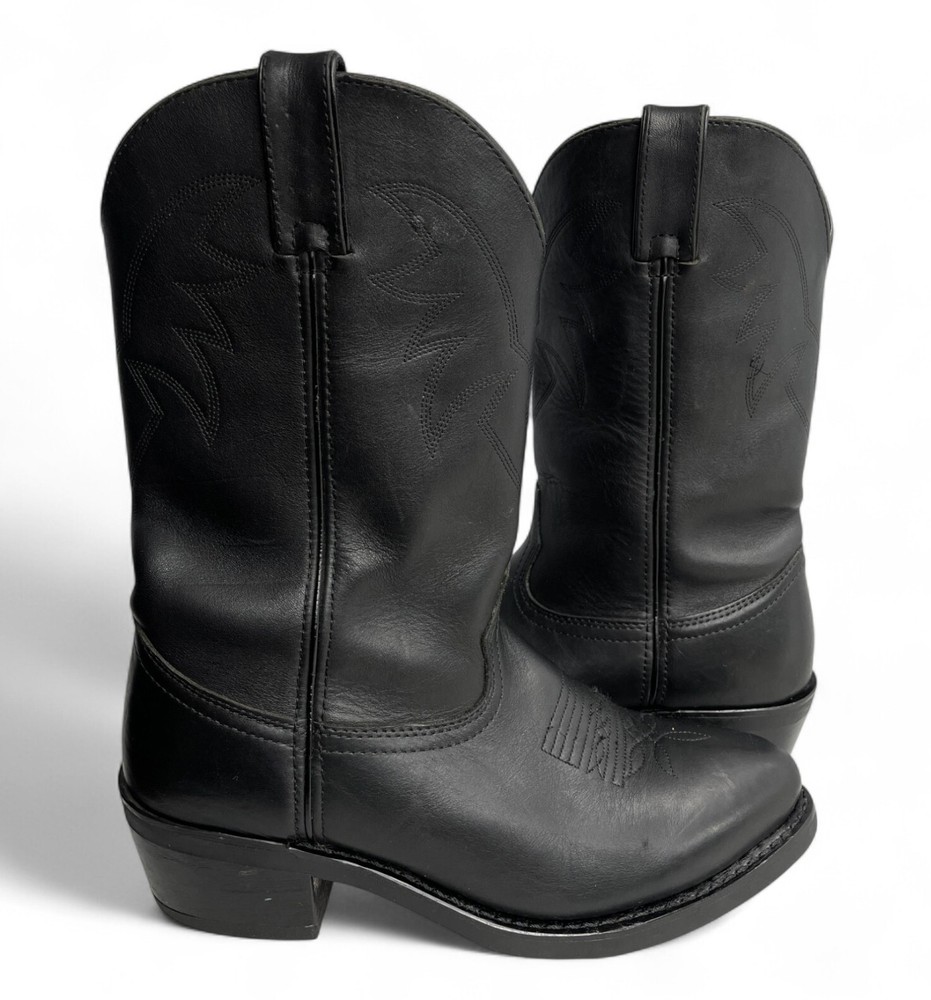 Durango TR750 Black Oiled Leather Western Boots Oil Resistant Men's 8D