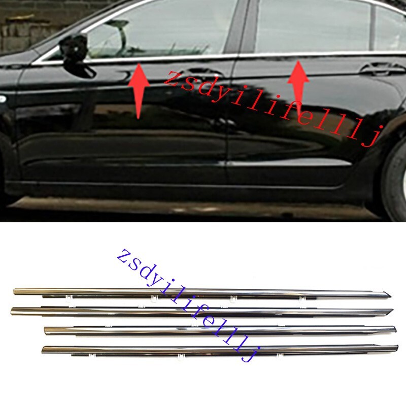 4x For Honda Accord 1998-02 Door Window Waterproof Strip Silver Sealant Trim ae