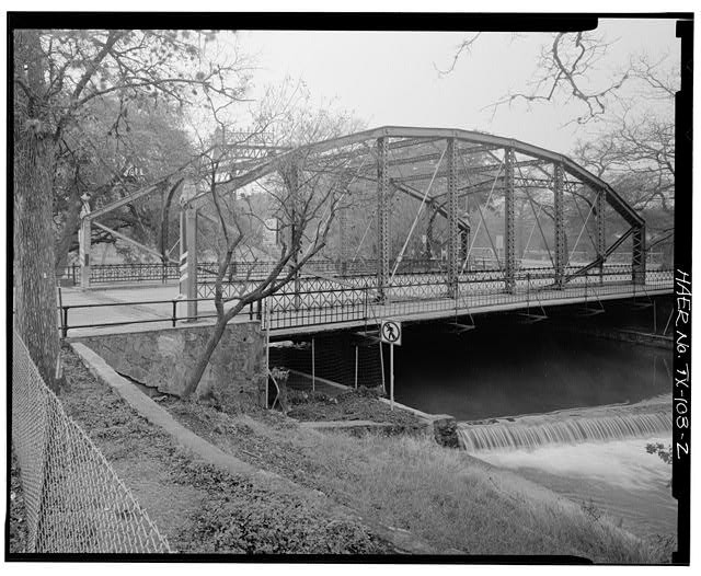 2. General View Brackenridge Park Bridge, North Side, Looking South. -