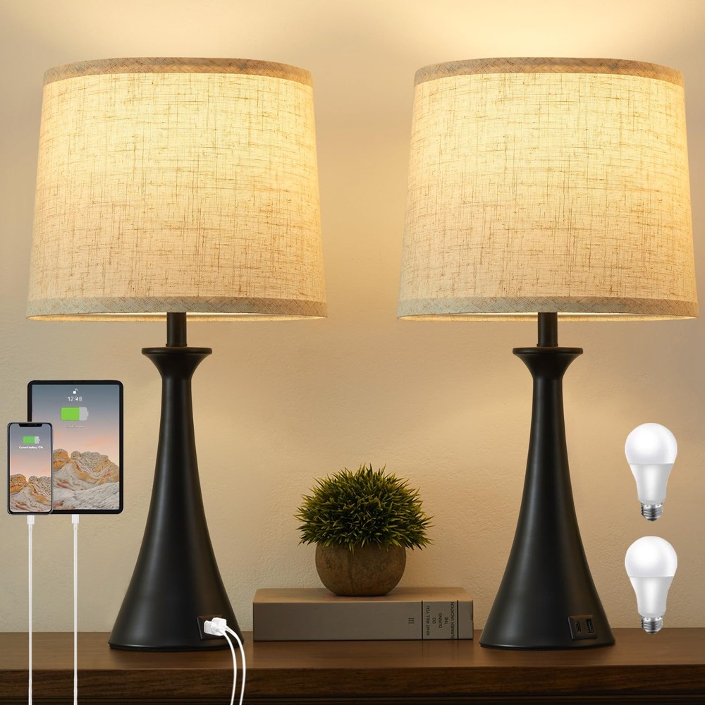 Touch Table Lamp for Living Room Bedroom, 21