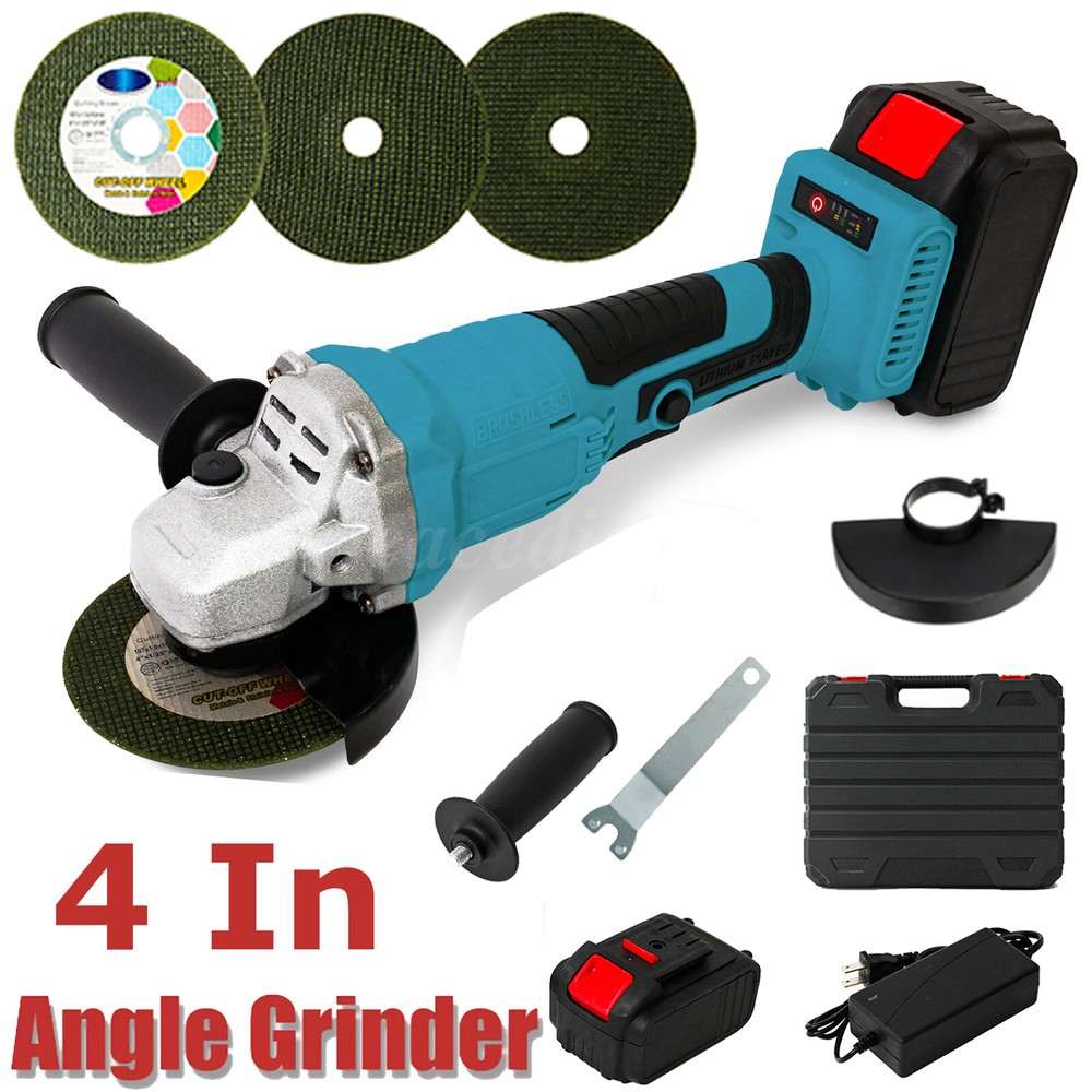 Cordless Angle Grinder W/ 21V MAX Battery 4
