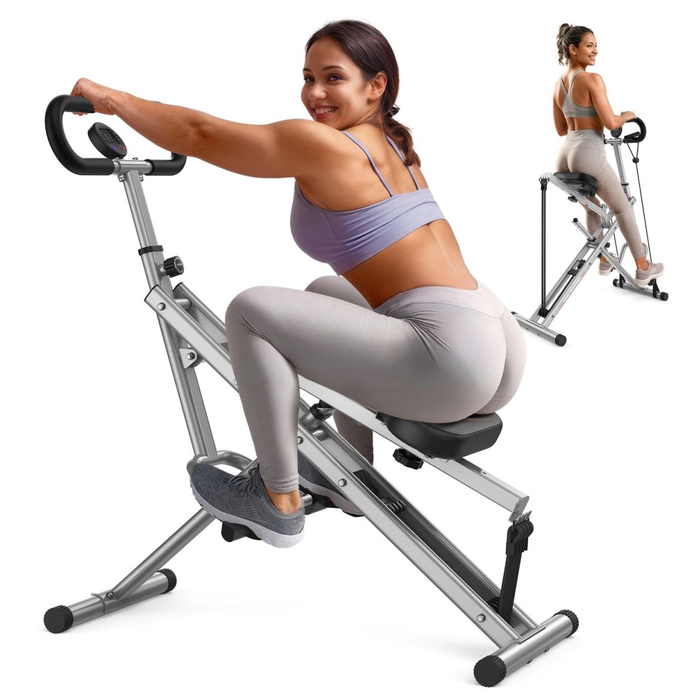 Squat Machine for Home,Rodeo Core Exercise Machine,330lbs Foldable,Adjustable...