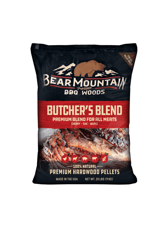 Bear Mountain Premium BBQ Woods Butcher's Blend BBQ Wood Pellets 20 lbs., 1 Bag