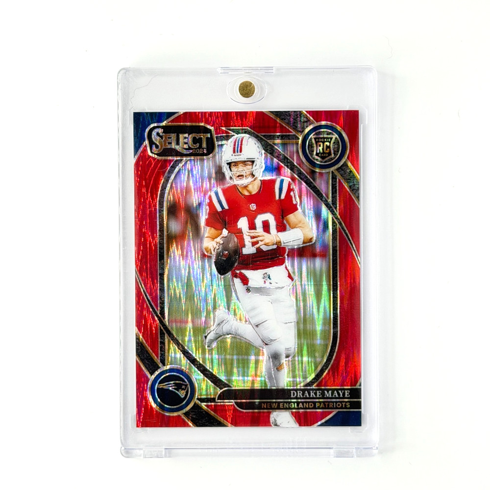 2024 Select - Club Level Drake Maye RC Red Shock Prizm /249 Color Match!