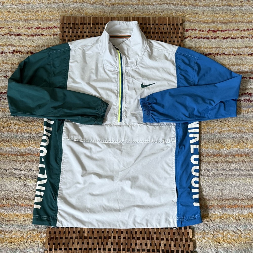 Nike Challenge Court Color Block 1/4 Zip Anorak Jacket Men's Size Large L