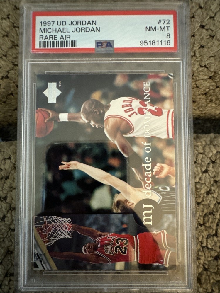 1997 Upper Deck Jordan Rare Air - Decade of Dominance Michael Jordan #72