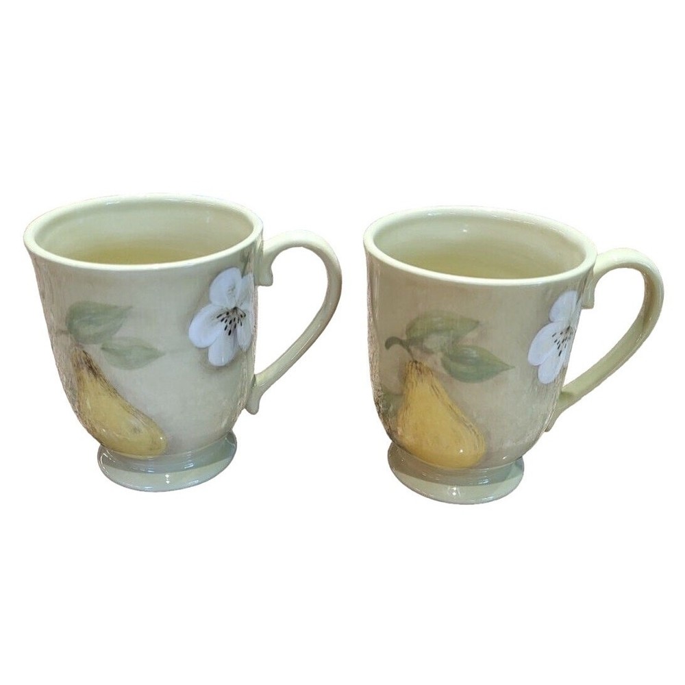 PFALTZGRAFF AURORA Pedestal Mug Set of 2 in Excellent Condition