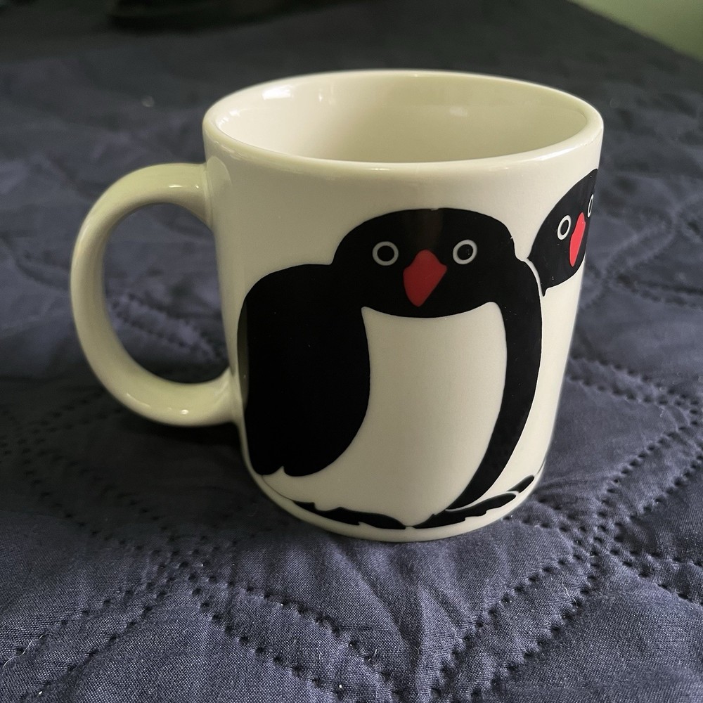 Vintage Penguin Ceramic Coffee Mug Taylor & NG San Francisco 1983 Japan