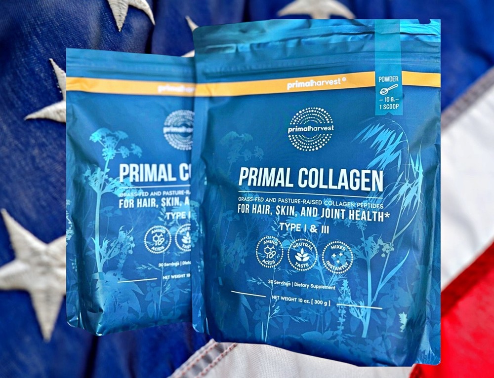 Primal Harvest PRIMAL COLLAGEN GrassFed Collagen Peptides 20oz - 2 MONTH SUPPLY!