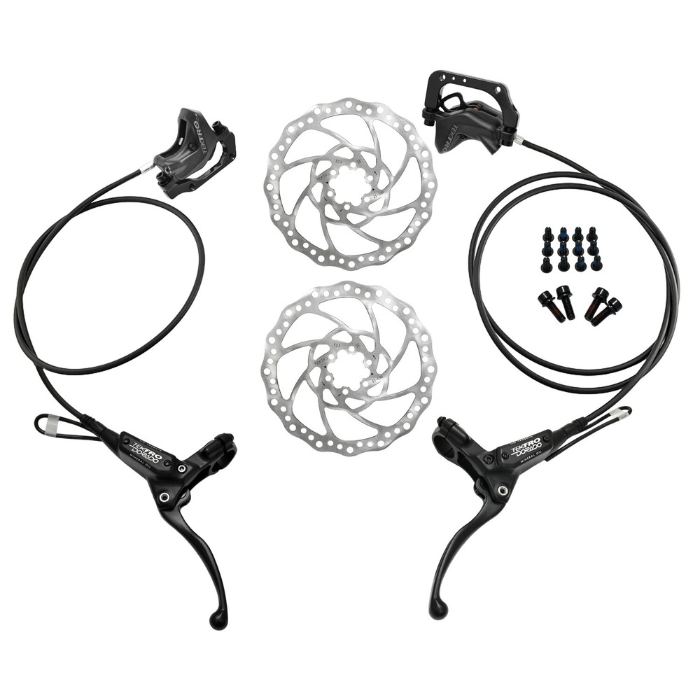 TEKTRO HD-E730 E-Bike Hydraulic Disc Brake 4-Piston Caliper w/ Sensor Control