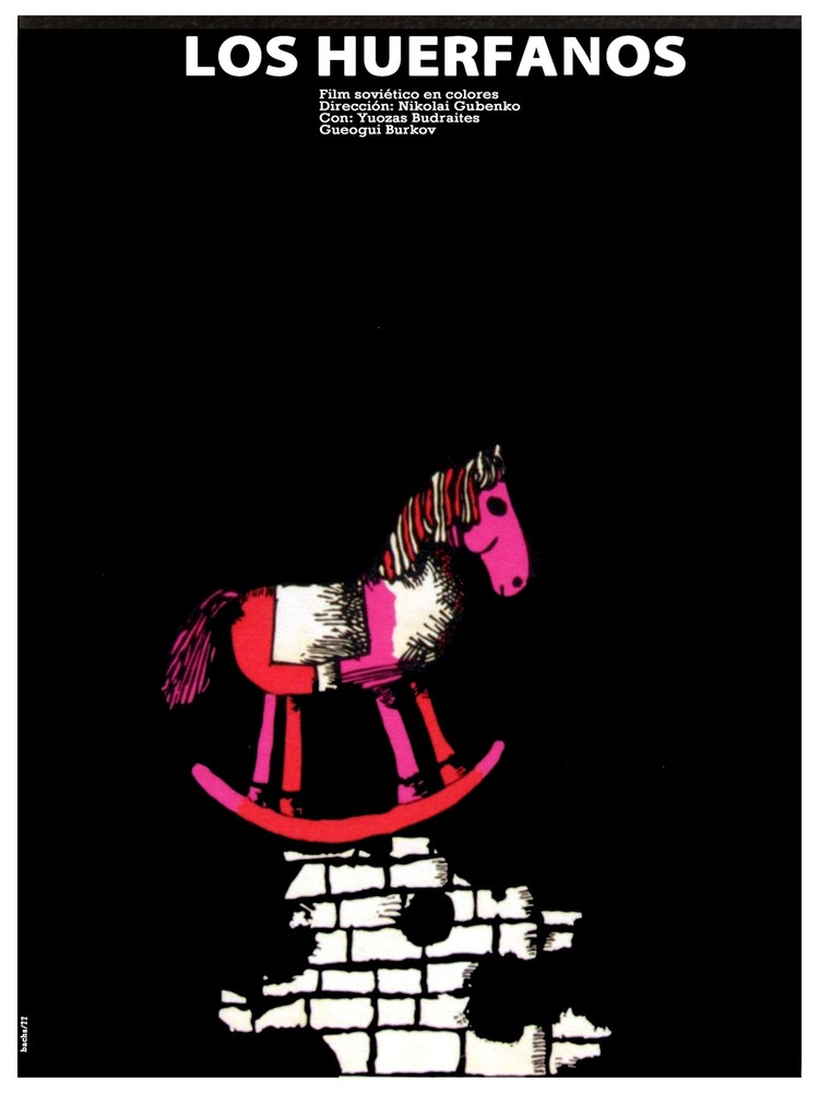 Los huerfanos, The orphans Decoration Poster.Graphic Art Interior design.3577