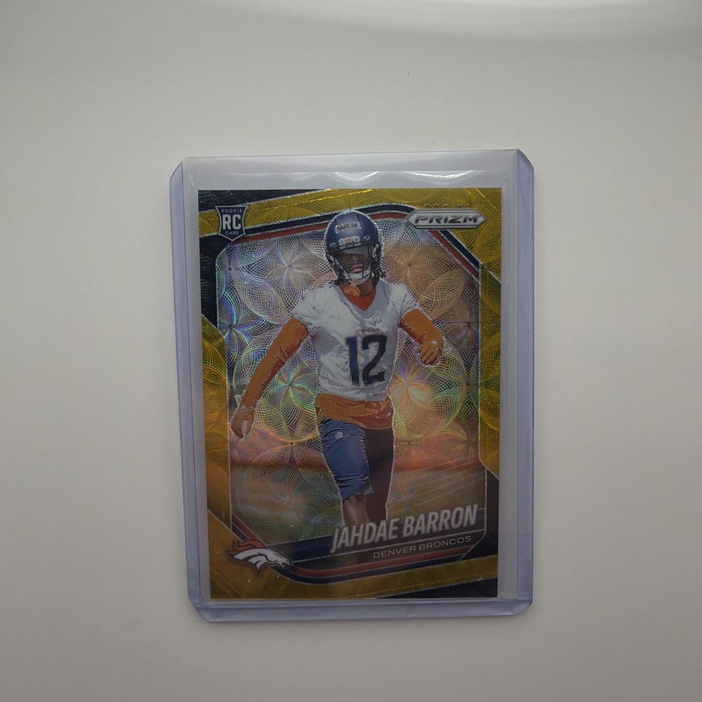 Jahdae Barron 2025 Prizm Choice Gold /10 Ships Fast First On Print !!