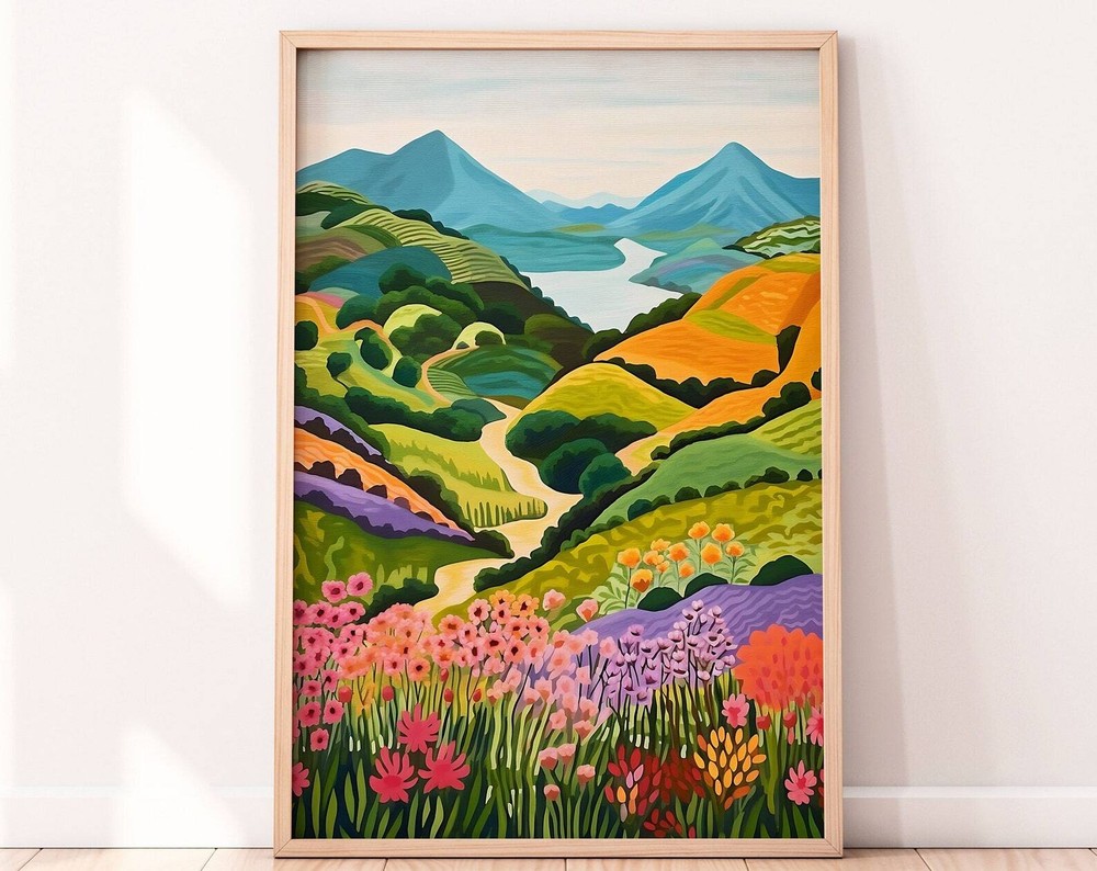 Sumba Mountain Park Illustration Sumba Island Indonesia Travel Landscape