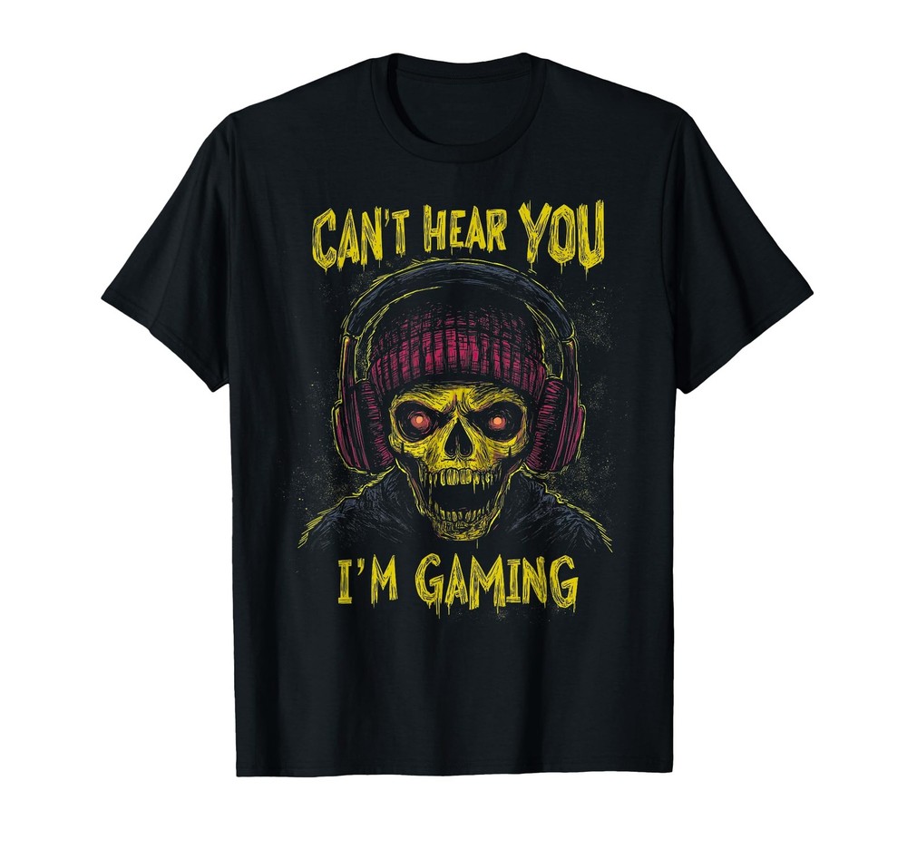 Funny Gamer Graphic Tee for Kids Boys Teens Men Video Gaming T-Shirt