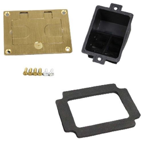 BRAND NEW! - Wiremold 828COMTC - Brass Recessed Floor Comm Cover - BEST PRICE!!!