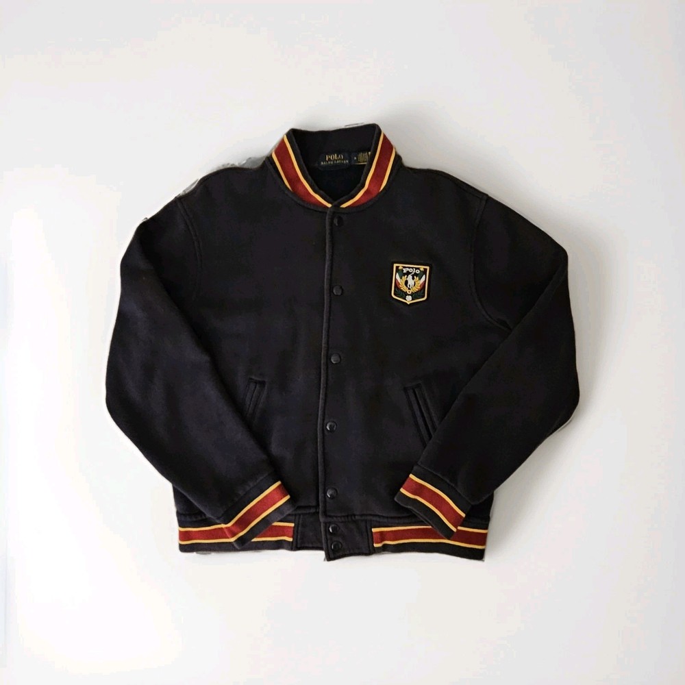Polo Ralph Lauren Varsity Jacket Men's Navy Size M