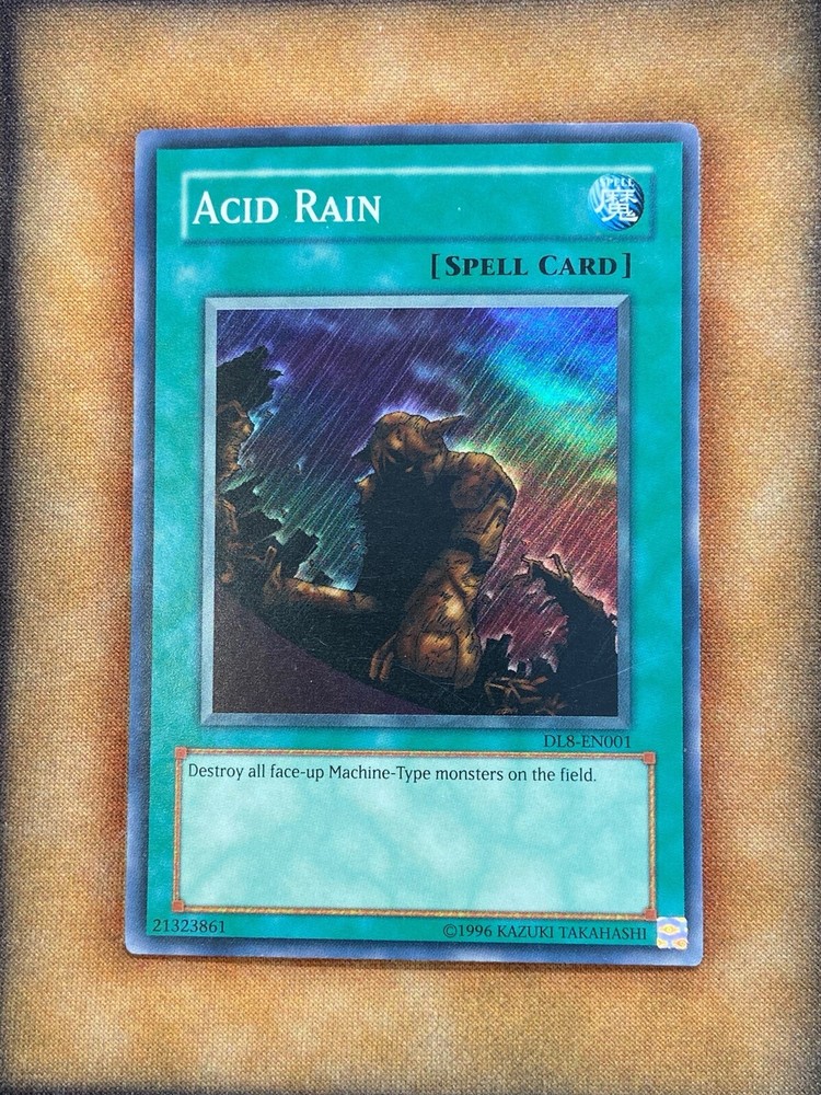 YuGiOh Acid Rain DL8-EN001 Duelist League Super Rare Light Play-image