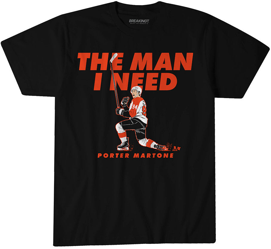 Porter Martone Philadelphia Flyers Hockey Graphic Tee Fan Shirt
