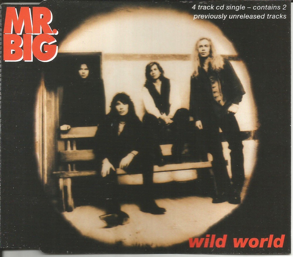 Eric martin MR. BIG Wild World UNRELEASED & LIVE CD single SEALED Winery Dogs