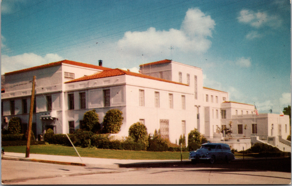 County Court House San Luis Obispo California Vintage Postcard