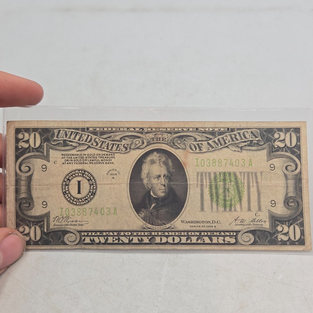 1928 B $20 Twenty Dollar Minneapolis 