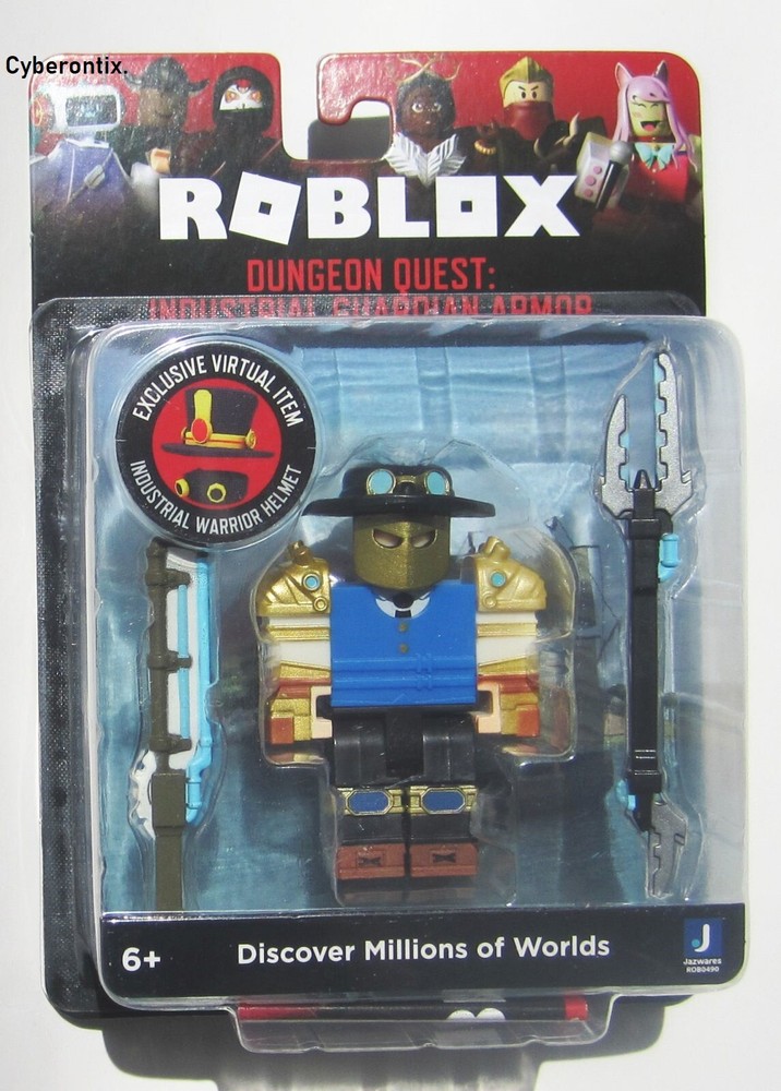 Roblox Action Figure INDUSTRIAL GUARDIAN ARMOR 3-Inch BRAND NEW Jazwares W/CODE