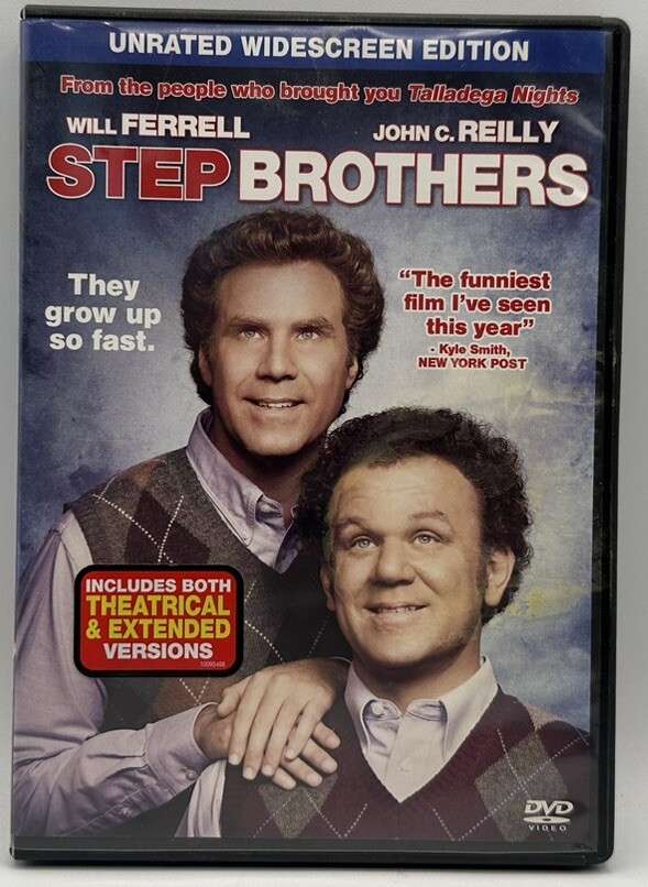 Step Brothers DVD Unrated Widescreen Edition Will Ferrell John C Reilly 2008