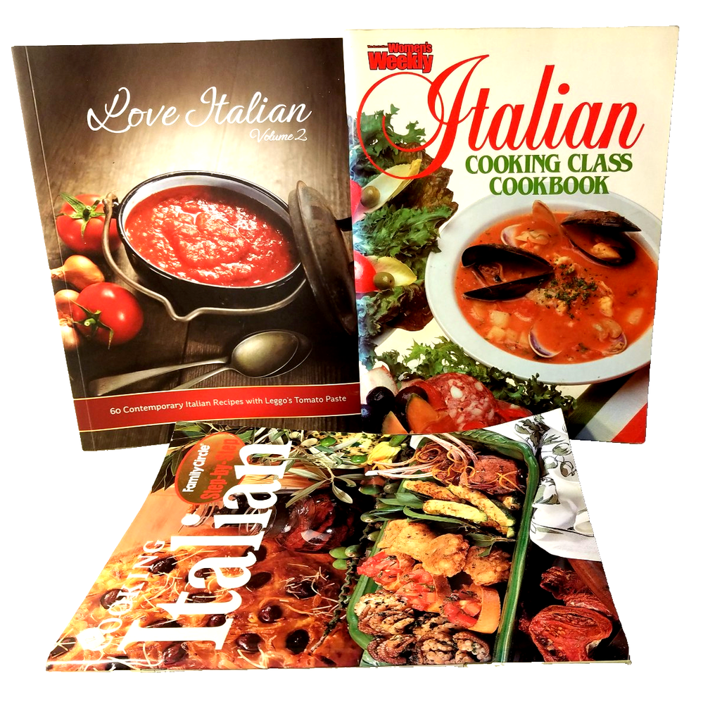 Leggos Love Italian vol 2 and Italian Cooking Class Cookbook by Maryanne Blacker