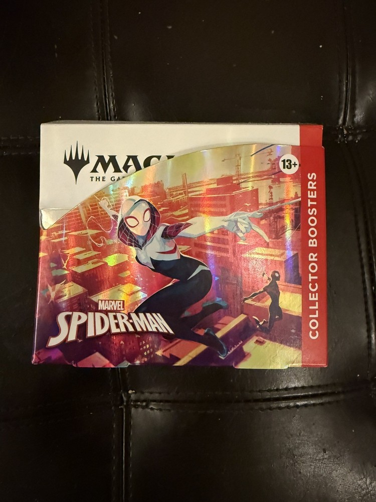 Opened MTG Spider-Man Collector Box