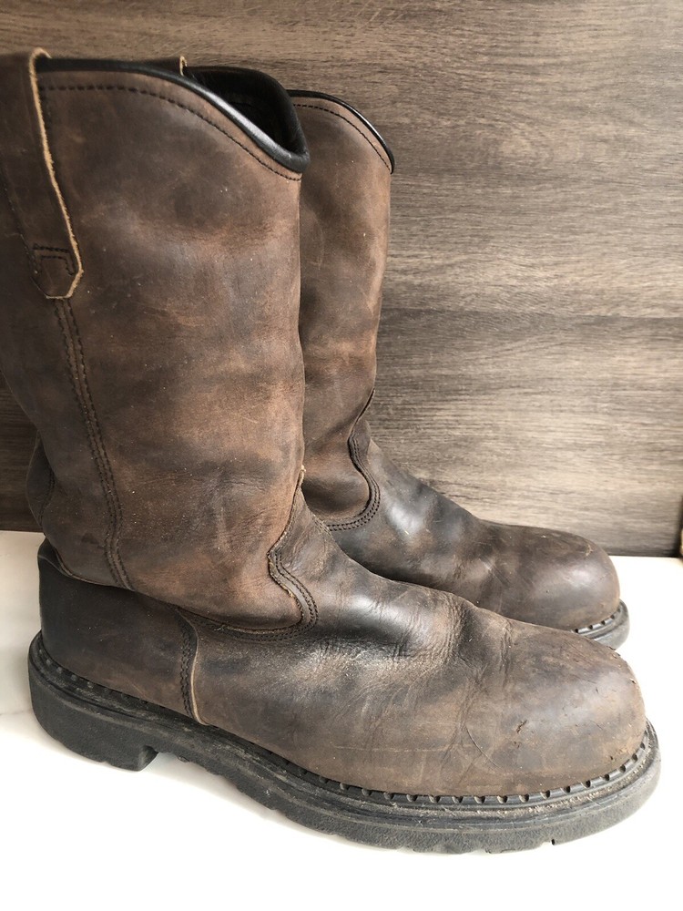 Red Wing Pecos 2270 Mens 10.5 EE Brown Steel Toe Work Boots USA Made