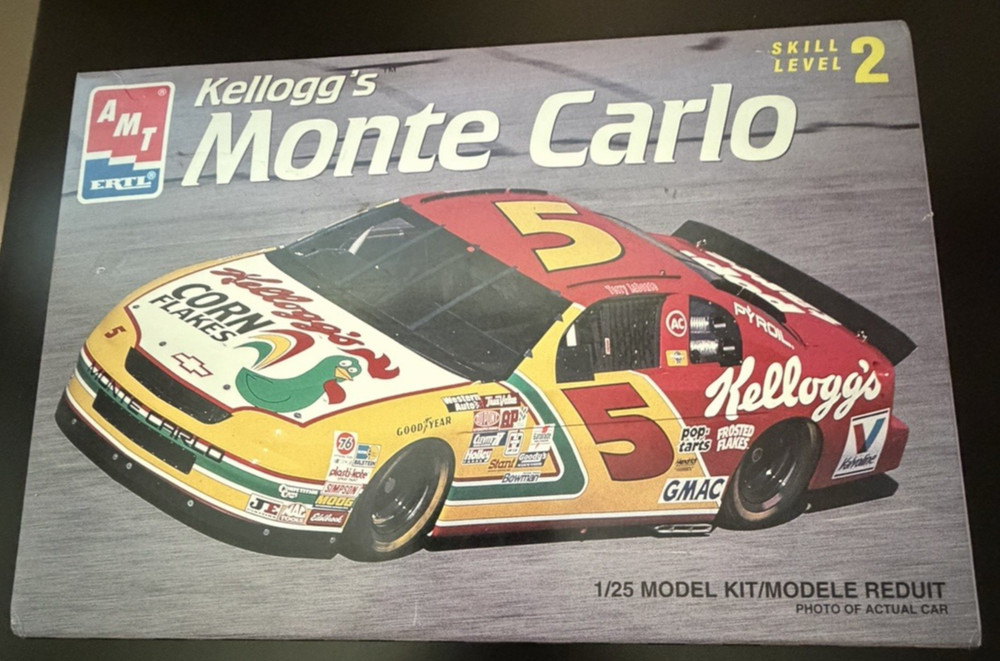 Kellogg's Monte Carlo Model Kit Amt Ertl - Nascar - 1/25 Scale
