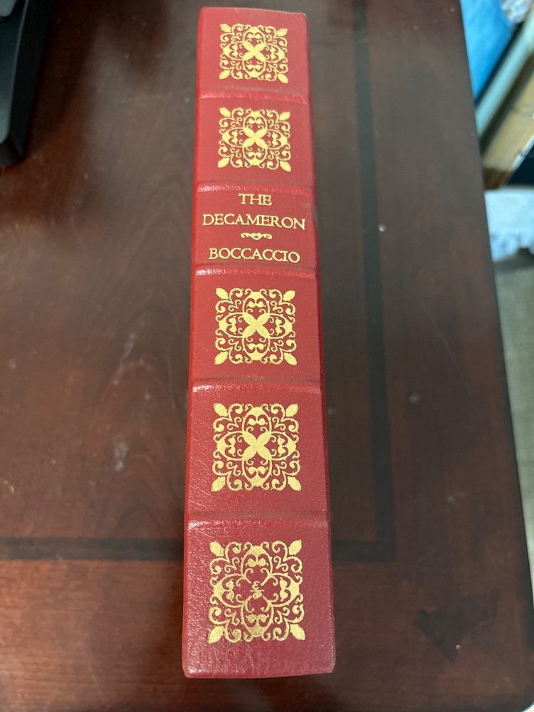 Easton Press The Decameron Giovanni Boccaccio Red Leather Collector's Edition