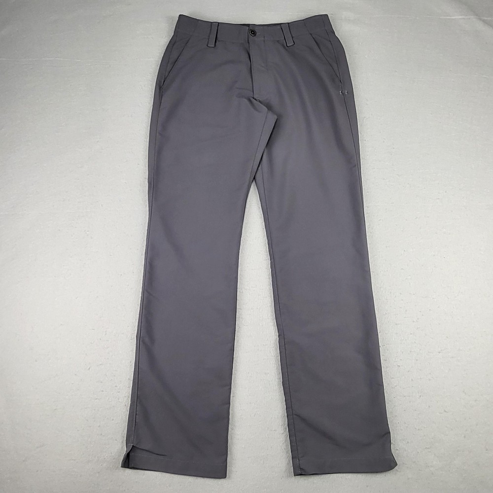 Under Armour Golf Pants Mens 32x32 Gray Loose Fit Performance Stretch 1248089