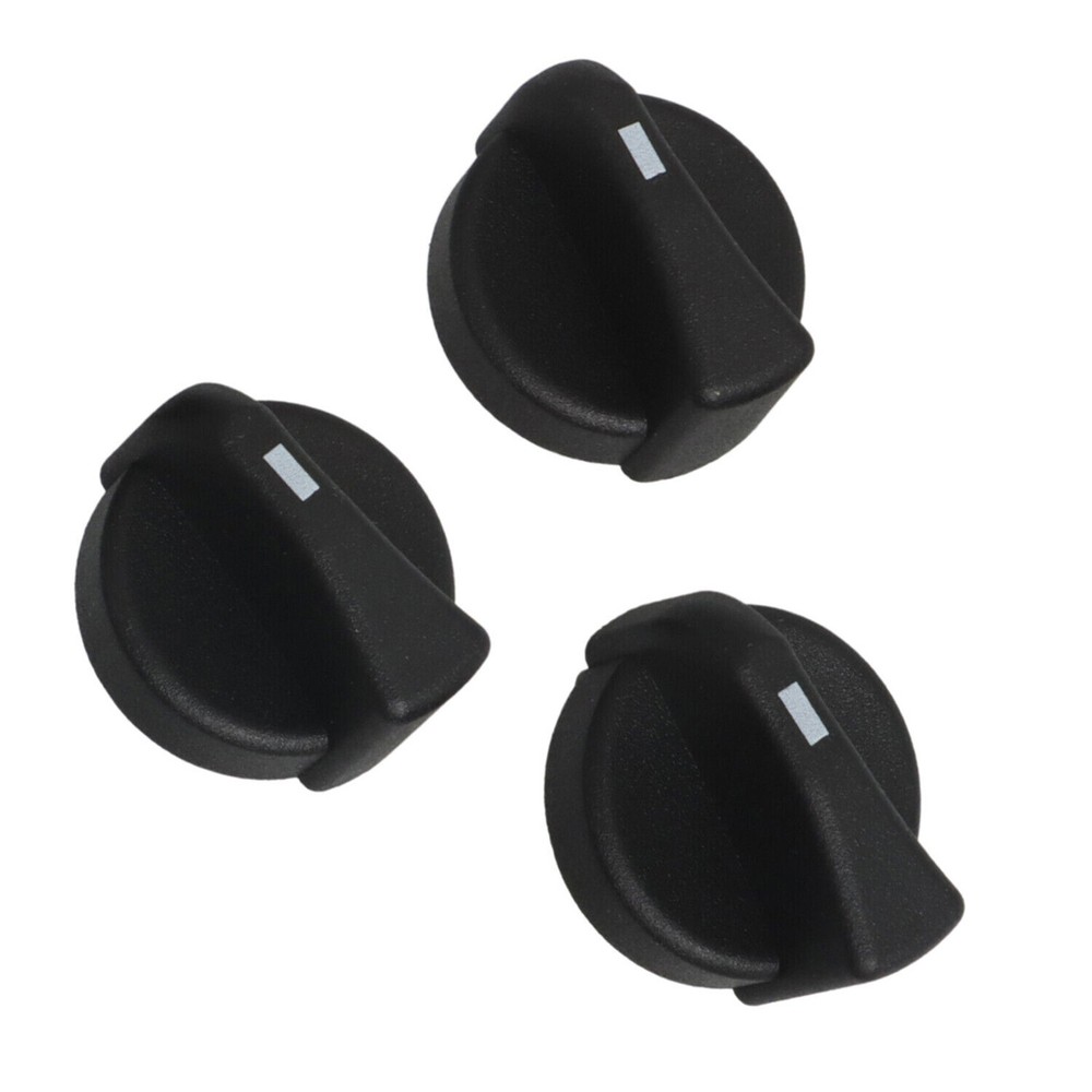 3Pcs AC Heater Control Knobs Accessories Parts For Peterbilt Models 1987-2011