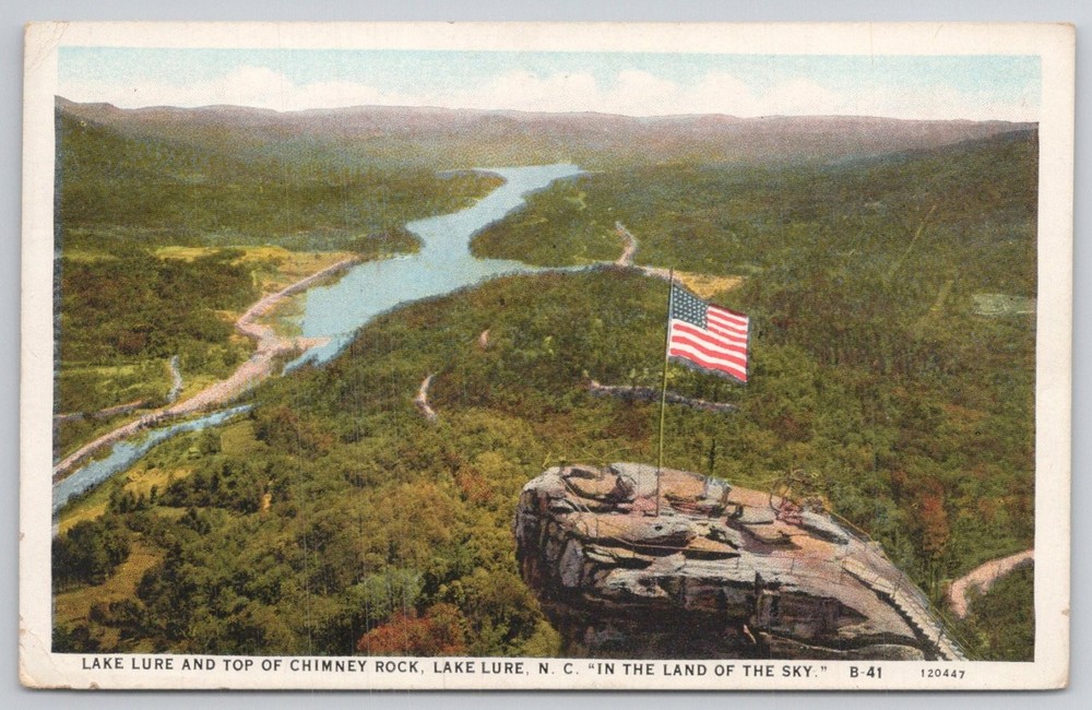 Vintage Lake Lure Chimney Rock NC 