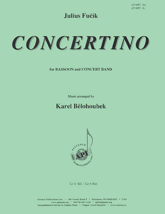 Concertino For Bassoon & Concert Band-set Concertino For Bassoon