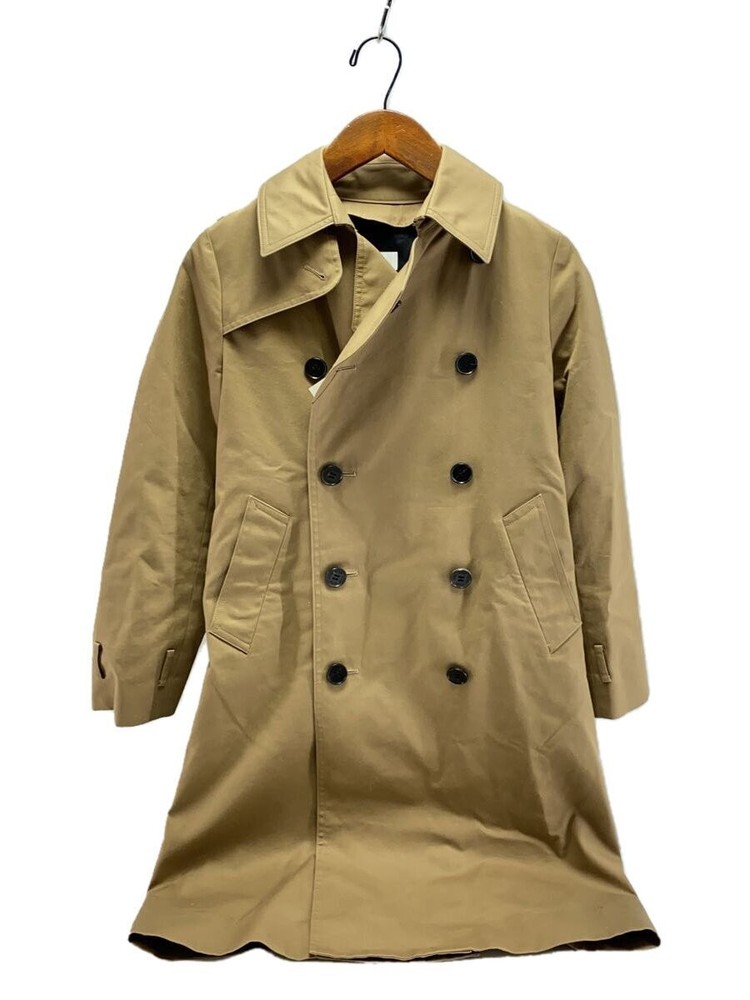 Hyke/164-17005/Trench Coat/1/Cotton/Camel/Plain/Belt Missing 50301