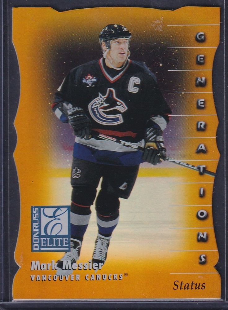 Mark Messier - Donruss Elite Status Generations 1997 troquelado #127, /100