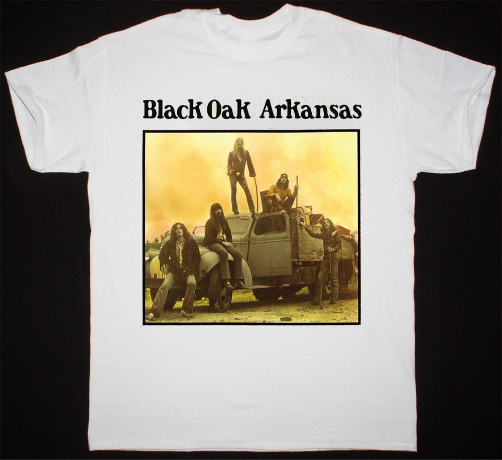 NEW Black Oak Arkansas Band Short Sleeve Black All Size Shirt