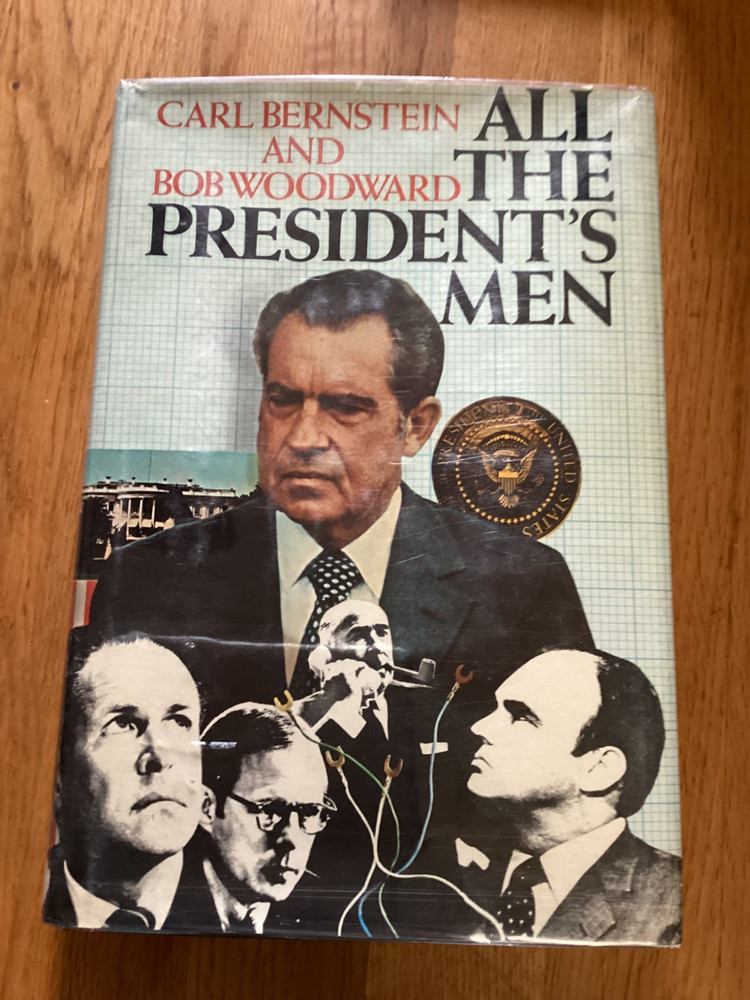 CARL BERNSTEIN & BOB WOODWARD AUTOGRAPHED 