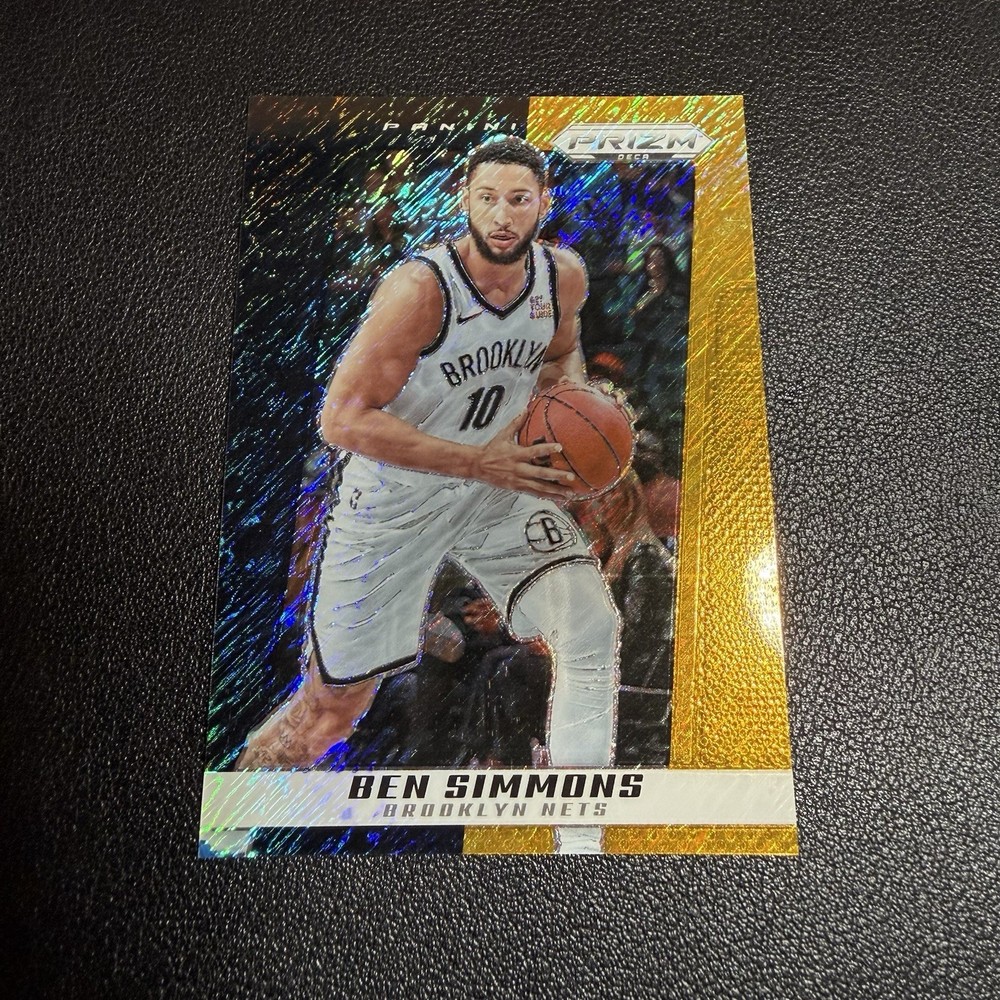 2024-25 Panini Prizm Deca Ben Simmons Black Gold Shimmer FOTL 2/8 SSP Jersey #