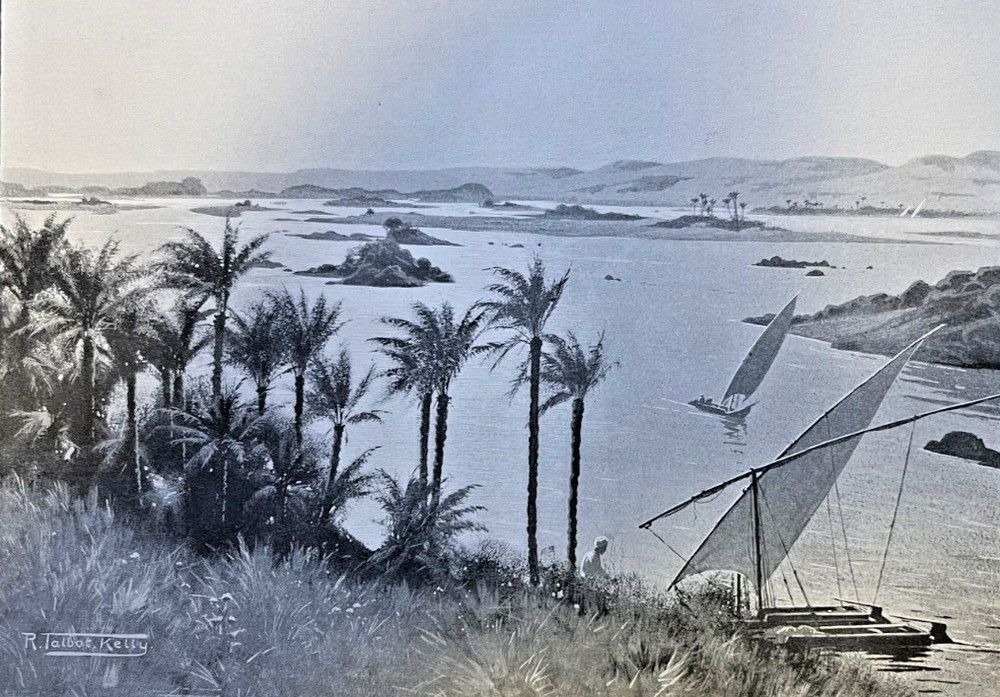 Egypt Harnessing the Nile River Elephantine Island Philae Dam At Great Cataract